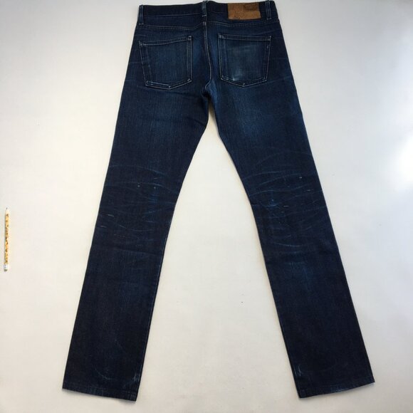 Naked & Famous Skinny Guy Selvedge Button Fly Jeans 32 - Picture 5 of 12